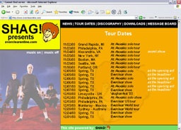tour dates